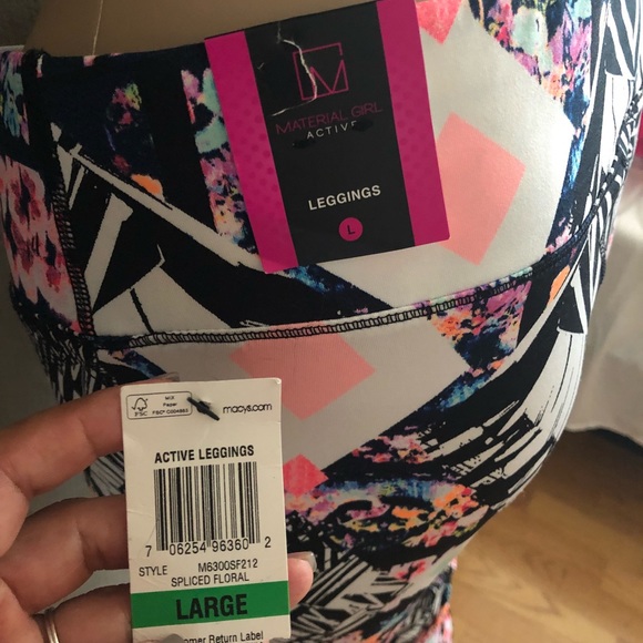 Material Girl Active Juniors' Printed Leggings - Picture 7 of 7